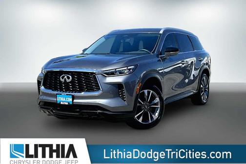 Gray 2023 INFINITI QX60 Luxe