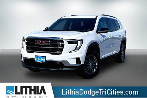 White 2025 GMC Acadia Elevation