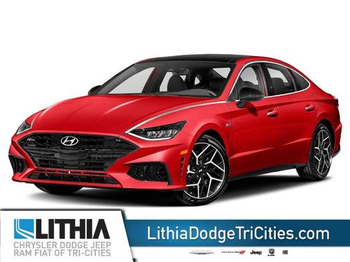 Calypso Red 2021 Hyundai SONATA N Line