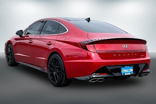 Calypso Red 2021 Hyundai SONATA N Line