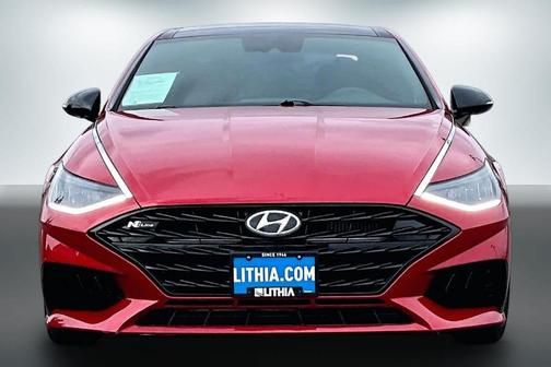 Calypso Red 2021 Hyundai SONATA N Line