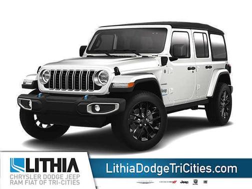 Bright White Clearcoat 2024 Jeep Wrangler 4xe Sahara