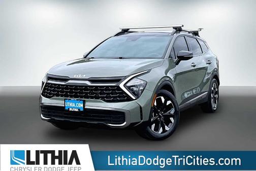 Jungle Green 2023 Kia Sportage Plug-In Hybrid X-Line