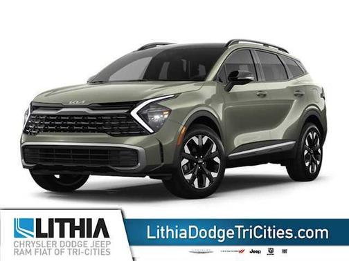 Jungle Green 2023 Kia Sportage Plug-In Hybrid X-Line