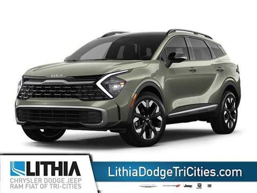 Jungle Green 2023 Kia Sportage Plug-In Hybrid X-Line