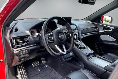 Red 2023 Acura RDX A-Spec Advance
