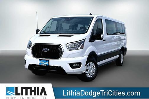 Oxford White 2023 Ford Transit-350 XLT