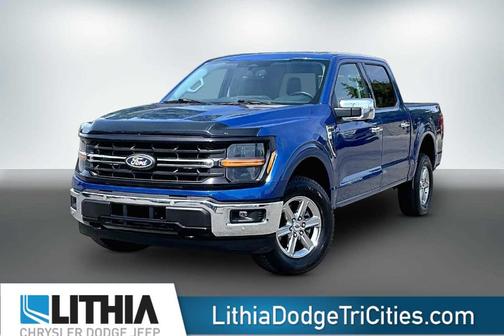 Atlas Blue Metallic 2024 Ford F-150 XLT