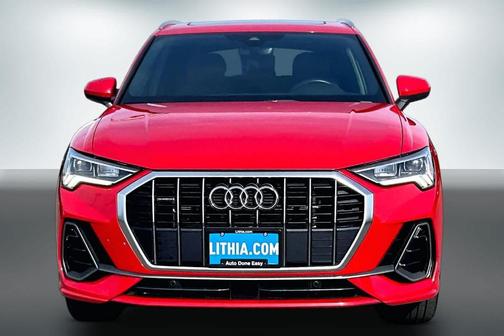 Progressive Red 2025 Audi Q3 45 S line Premium