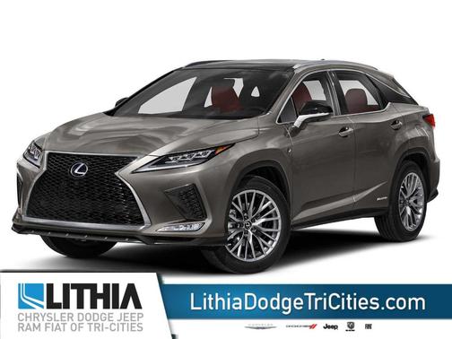 Atomic Silver 2021 Lexus RX 450h F SPORT Handling