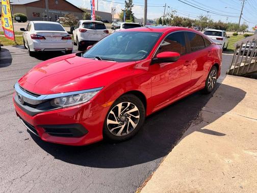 Burgundy Night Pearl 2016 Honda Civic EX