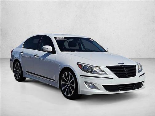 White Satin Pearl 2013 Hyundai Genesis 5.0 R-Spec