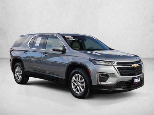 Sterling Gray Metallic 2023 Chevrolet Traverse LS