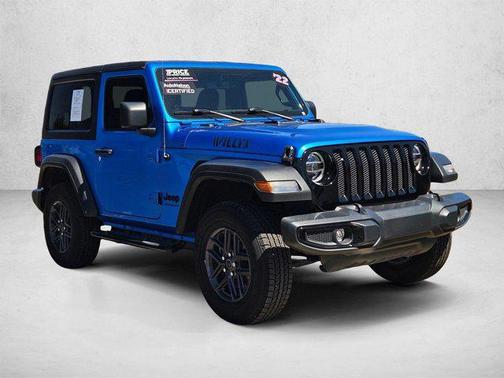 Hydro Blue Pearlcoat 2022 Jeep Wrangler Willys