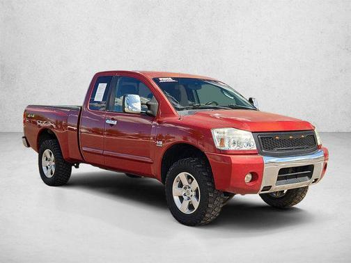Red Brawn 2004 Nissan Titan SE King Cab