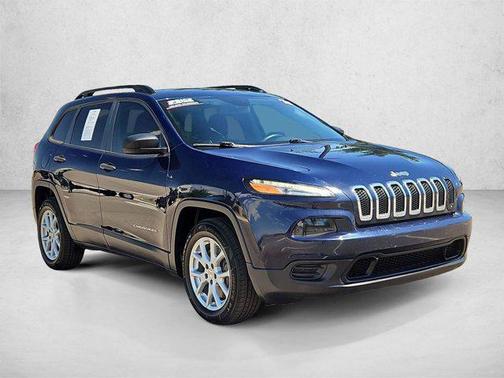 True Blue Pearlcoat 2016 Jeep Cherokee Sport