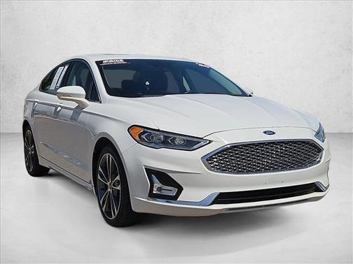 White 2020 Ford Fusion Titanium