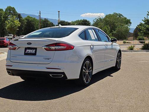 White 2020 Ford Fusion Titanium
