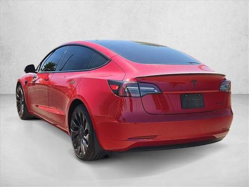 Red Multi-Coat 2023 Tesla Model 3 Performance