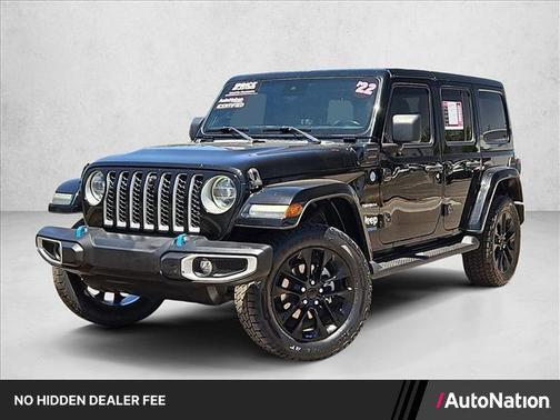 Black Clearcoat 2022 Jeep Wrangler Unlimited 4xe Sahara