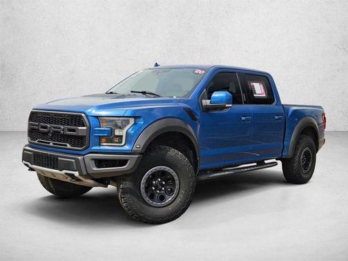 Blue 2020 Ford F-150 Raptor