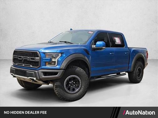 Blue 2020 Ford F-150 Raptor