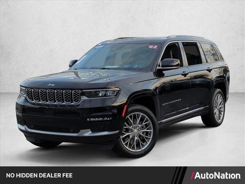 Diamond Black Crystal Pearlcoat 2022 Jeep Grand Cherokee L Summit