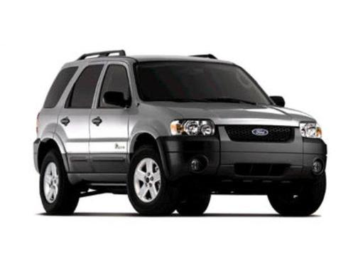 Redfire Clearcoat Metallic 2007 Ford Escape Hybrid Base