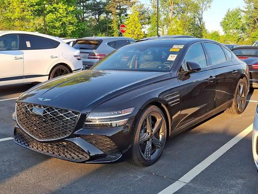 Black 2025 Genesis G80 3.5T Sport Prestige AWD