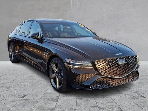 Black 2025 Genesis G80 3.5T Sport Prestige AWD
