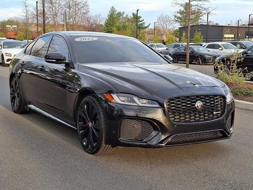 Santorini Black Metallic 2022 Jaguar XF R-Dynamic SE P300 AWD Automatic