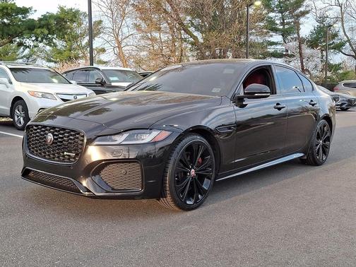 Santorini Black Metallic 2022 Jaguar XF R-Dynamic SE P300 AWD Automatic