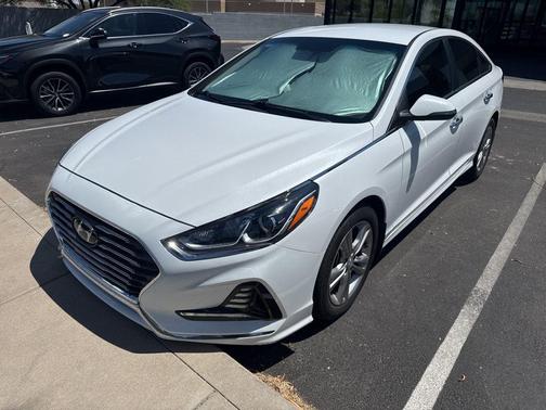 Quartz White Pearl 2018 Hyundai SONATA SEL
