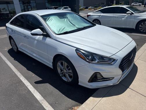 Quartz White Pearl 2018 Hyundai SONATA SEL