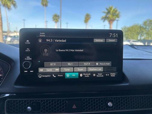 Platinum White Pearl 2023 Honda Civic Sport Touring