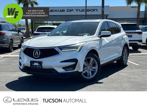 White Diamond Pearl 2019 Acura RDX Advance Package