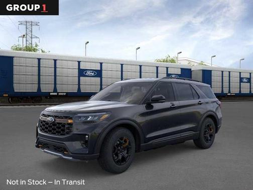 Agate Black Metallic 2026 Ford Explorer Tremor
