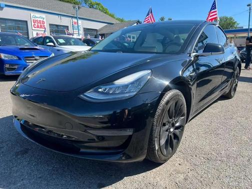 Solid Black 2019 Tesla Model 3 Long Range