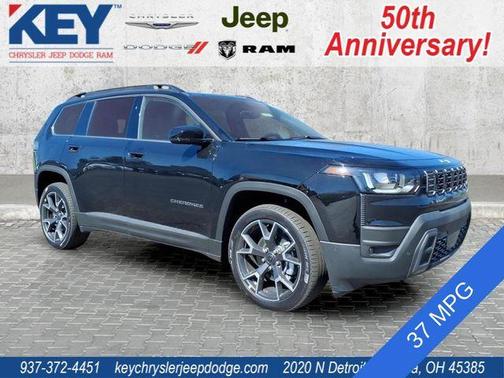 Black 2026 Jeep Cherokee Overland