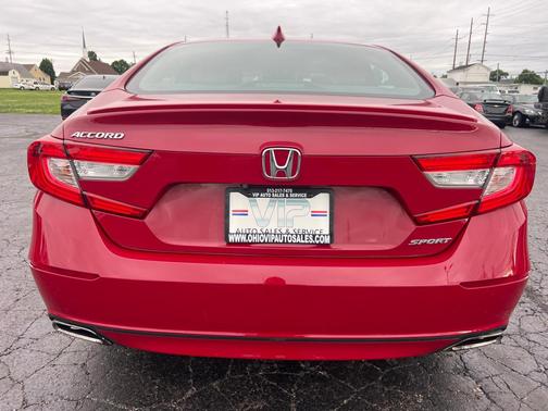 RED 2018 Honda Accord Sport
