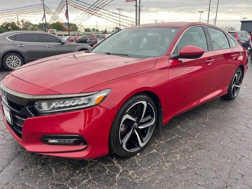 RED 2018 Honda Accord Sport