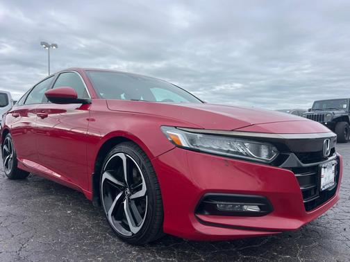 RED 2018 Honda Accord Sport