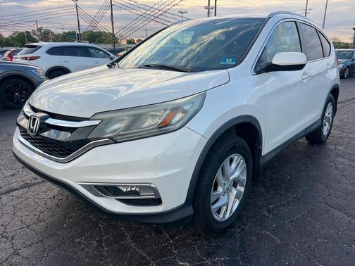 WHITE 2016 Honda CR-V EX