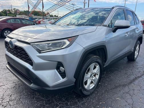 SILVER 2021 Toyota RAV4 Hybrid XLE