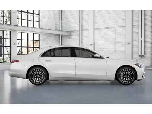 White 2023 Mercedes-Benz S-Class S 580 4MATIC