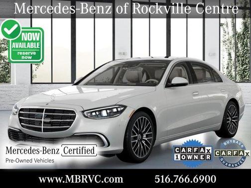 White 2023 Mercedes-Benz S-Class S 580 4MATIC
