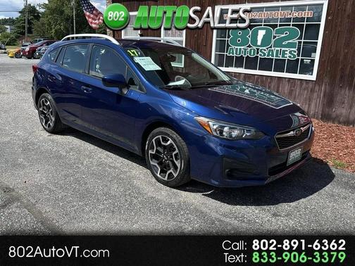 blue 2017 Subaru Impreza 2.0i Premium
