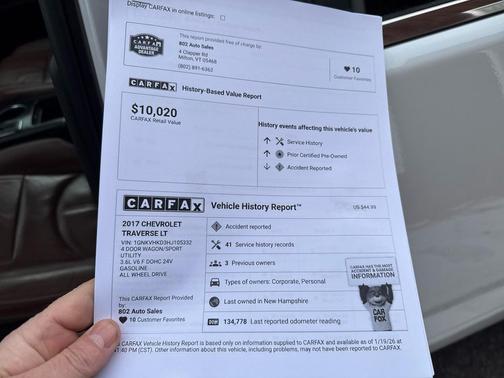 2017 Chevrolet Traverse 2LT