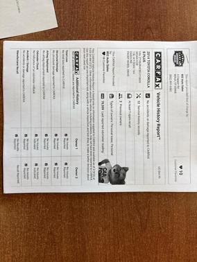 2014 Toyota Corolla S Premium