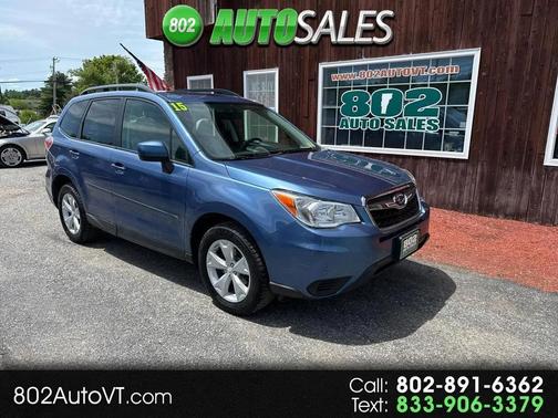 Quartz Blue Pearl 2015 Subaru Forester 2.5i Premium